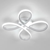 Plafonieră LED 30W Design Floare – Argintiu